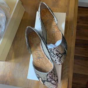 Blowfish flats snake print